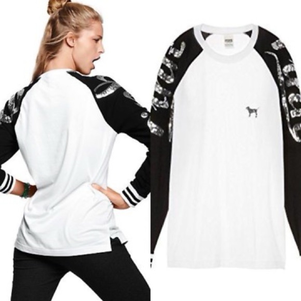 %%** ———> bundle.w.me 2/$16 PINK** Victoria’s Secret PINK  Long Sleeve Tee